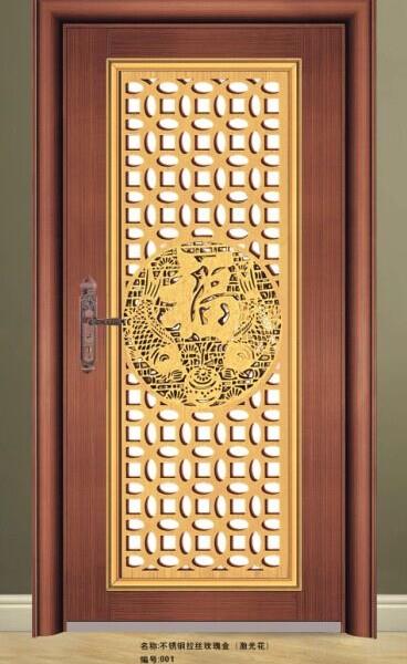 佛山不锈钢色板门