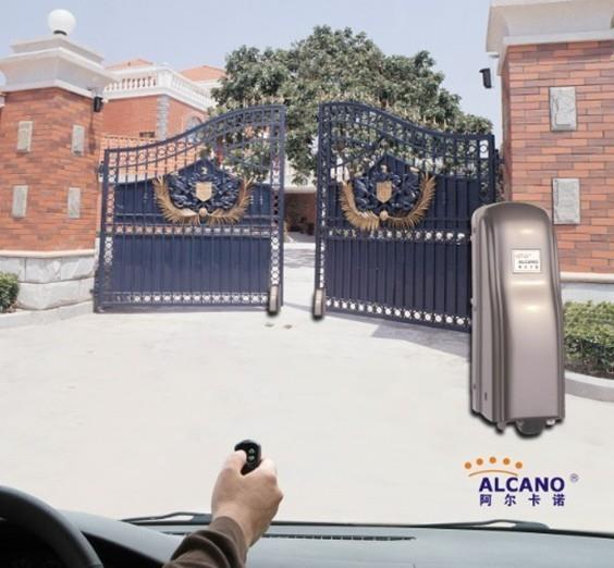 东莞许昌提供阿尔卡诺庭院铁艺门高档轮式开门机