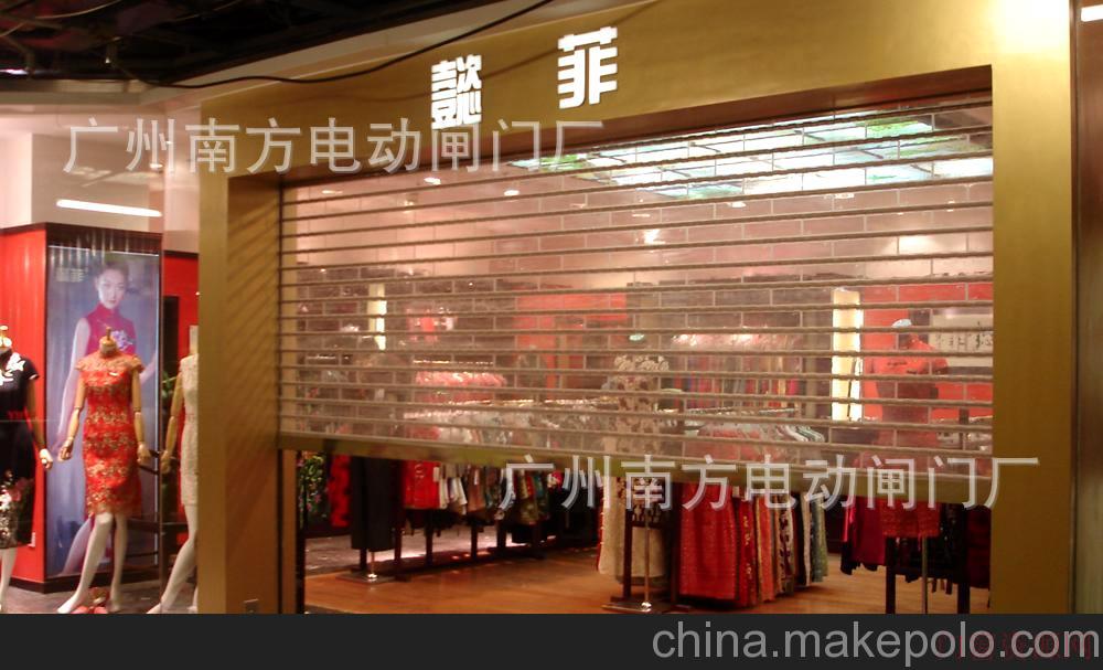 中国 广东 广州水晶卷闸门、水晶卷帘门、商铺水晶门价格、电动水晶门_13711070559