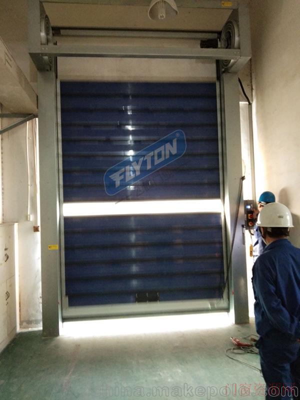 中国 江苏 苏州物流通道硬质碳钢快速卷帘门厂家飞腾门业_13182678999