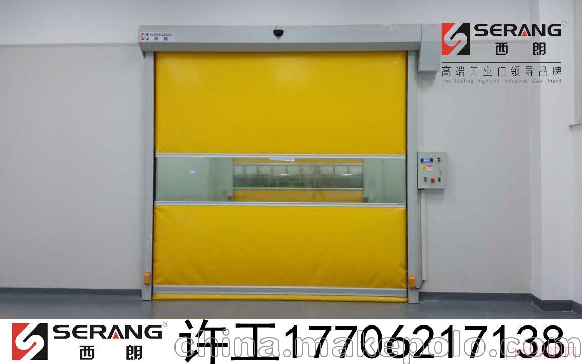 江苏苏州镇江加工车间双门互锁快速卷帘门_17706217138