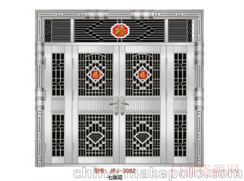湖北荆门随县不锈钢门、家福郡门业_13997631998