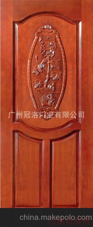 广东广州佛山厂家供应实木门原木门豪华别墅门雕花系列实木复合门_13802918306