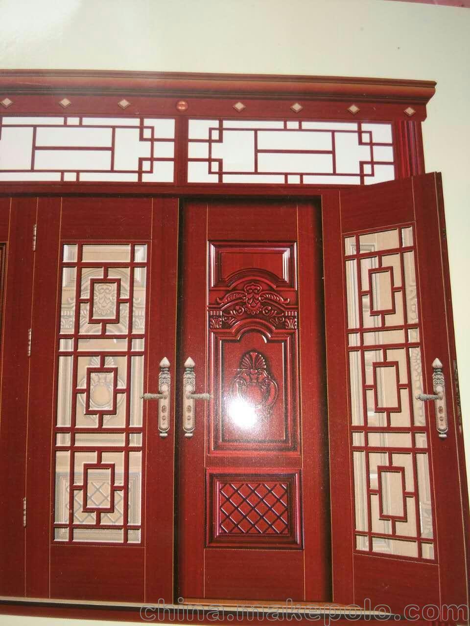 山东济宁银利来门业专业生产拼接门入户门，结实耐用_13012602718