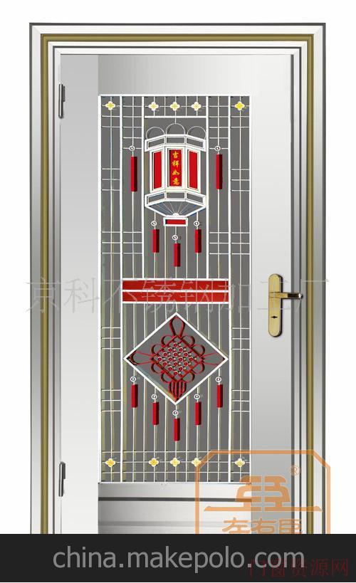 供应201不锈钢防盗门，楼宇门，单元门，12304(图)_15611712258