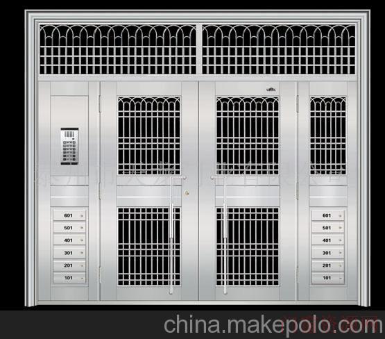 江苏泰州不锈钢防盗门、楼宇门_15052344766