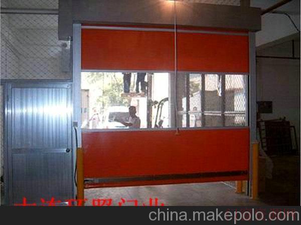 辽宁大连保温pvc卷门，防风卷帘门，大型堆积门_15842622683