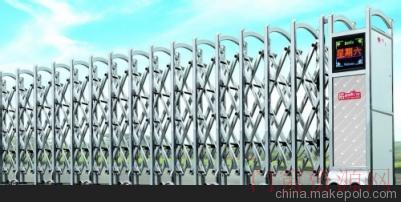 广东深圳永灿铝合金电动伸缩门电动伸缩门供应商_卷帘门_13827439381