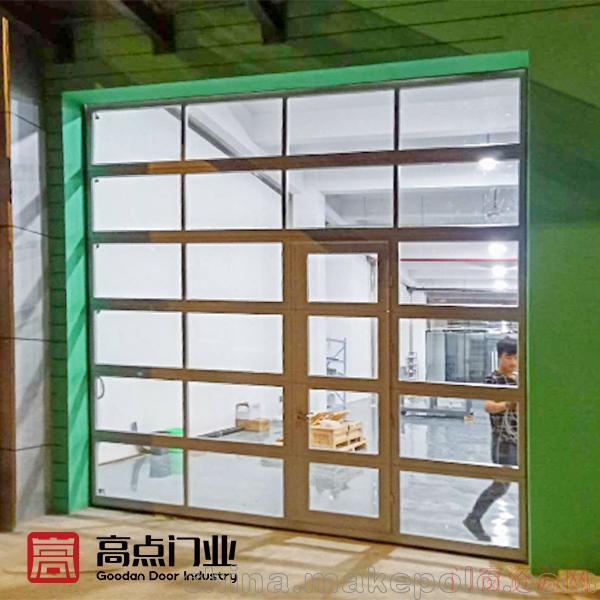 江苏苏州宁波汽车展厅多门联动透明提升门_卷帘门_18118452357