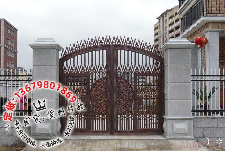 广东佛山阿诗凡盾别墅大门生产厂家铝艺大门_防盗门_13516648011