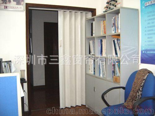 广东深圳厂家直销深圳PVC折叠门PVC推拉门隔断移门折门_窗帘_15813842507