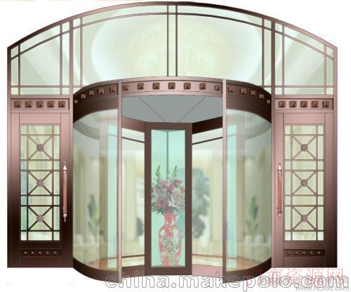 江苏淮安供应多玛松下LENZE三翼全自动旋转门_旋转门_19952331808
