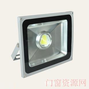 广东中山市LED聚光投光灯灰色外壳泛光灯LEDhightbay50W70w100W聚光灯