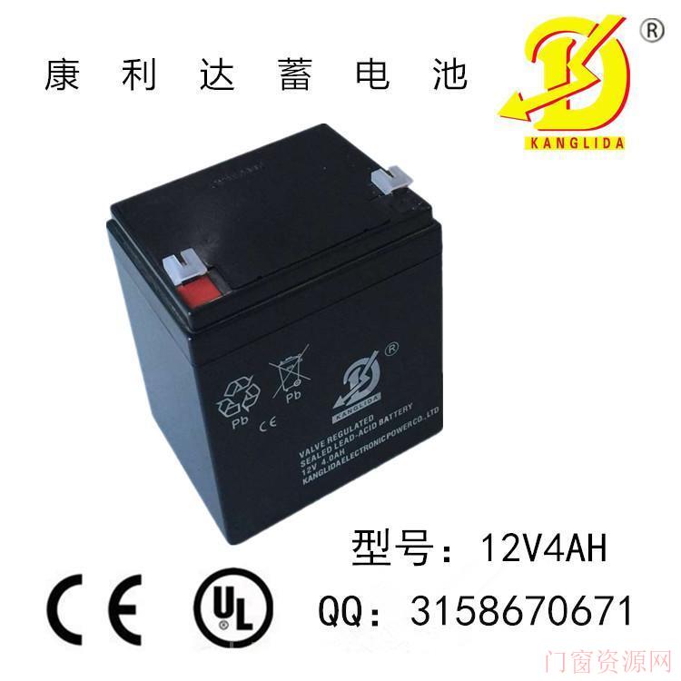 河南郑州12v4ah康利达容量高可充电蓄电池用于自动门