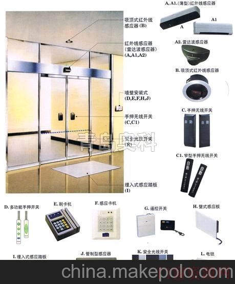 北京安装自动玻璃门控制器松下自动门控制器