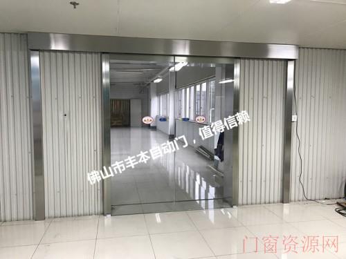 的工业平移门中山沙溪厂房不锈钢自动门