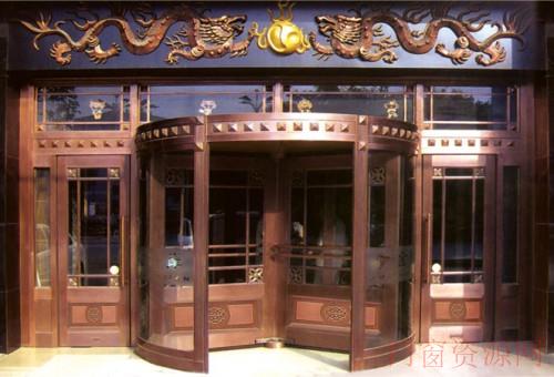 天津市安装仿铜门 铸铝门