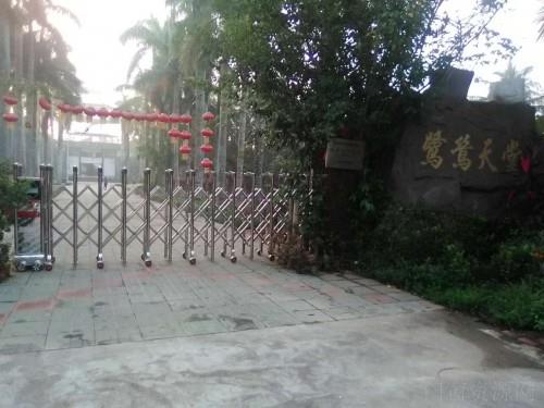 平凉电动伸缩门学校门口厂家定制直销，质量保证价格实惠