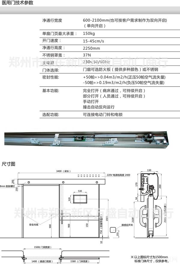医用门厂家【万盛自动门】
