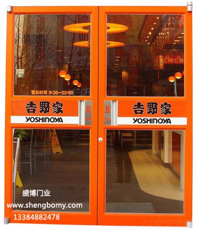 呼和浩特铝合金推拉门.肯德基门内蒙古呼和浩特盛博门业供应商