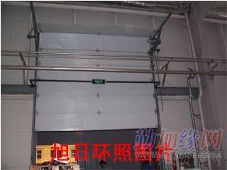 4s店用透明翻板提升门、工业滑升门
