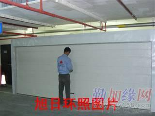 4s店用透明翻板提升门、工业滑升门