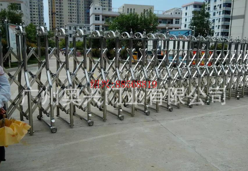 绍兴于晋代伸缩门，电动伸缩门图片