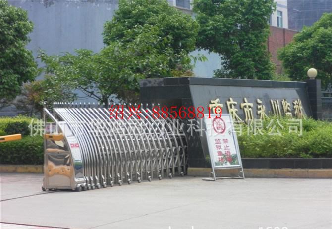 绍兴王坛十伸缩门定做